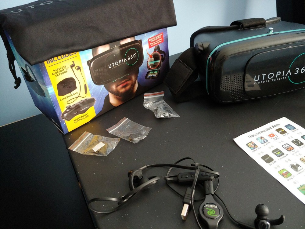 Utopia 360 Virtual Reality 3d Headset