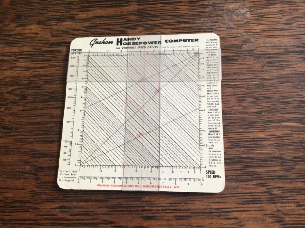 Graham Transmissions 1956 Patent Computer Variable Speed Drives Booklet Envelope