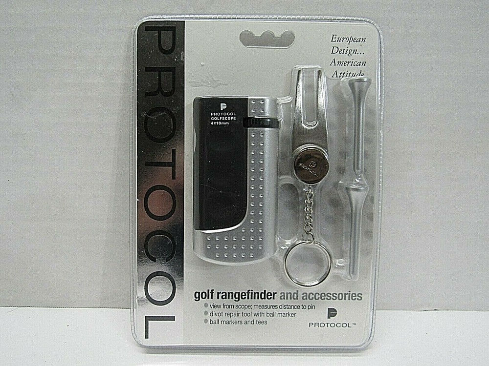 Golf Rangefinder & Accessories by Protocol Golf Scope 4 x 10mm