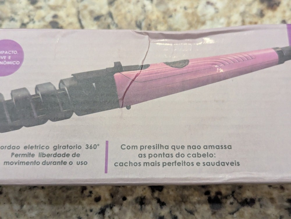 LUYI Cermamic Modelador Curling Iron LY-1011 Blue
