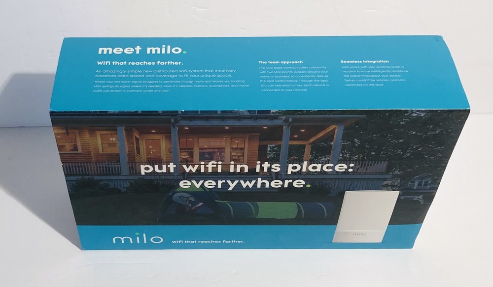 milo 2.0 3-Pack WiFi Range Extenders Whole Home Distributed WiFi
