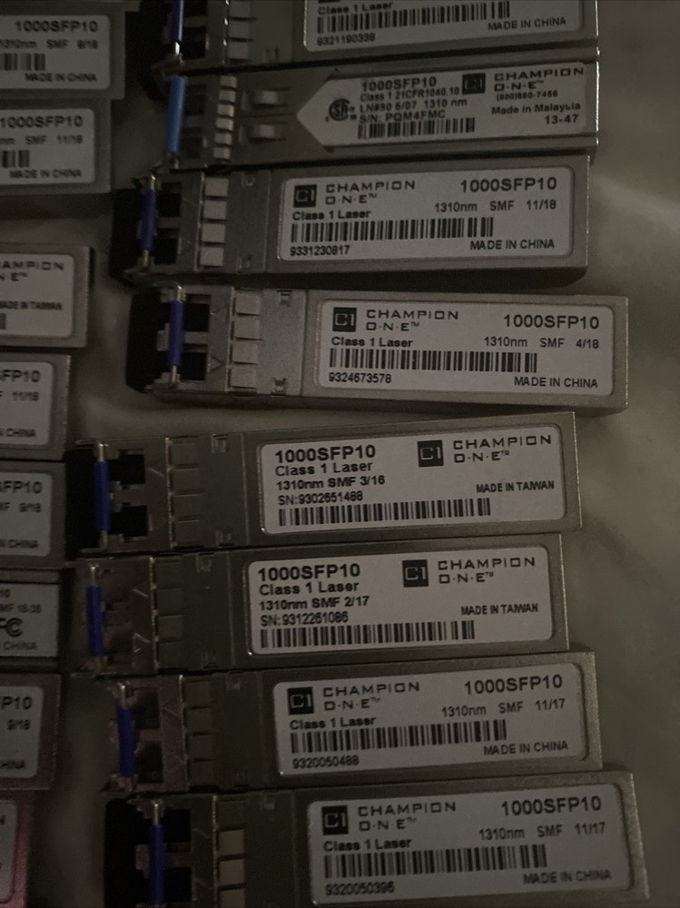 21 Champion One 1000SFP10 transvier module like cisco Authentic