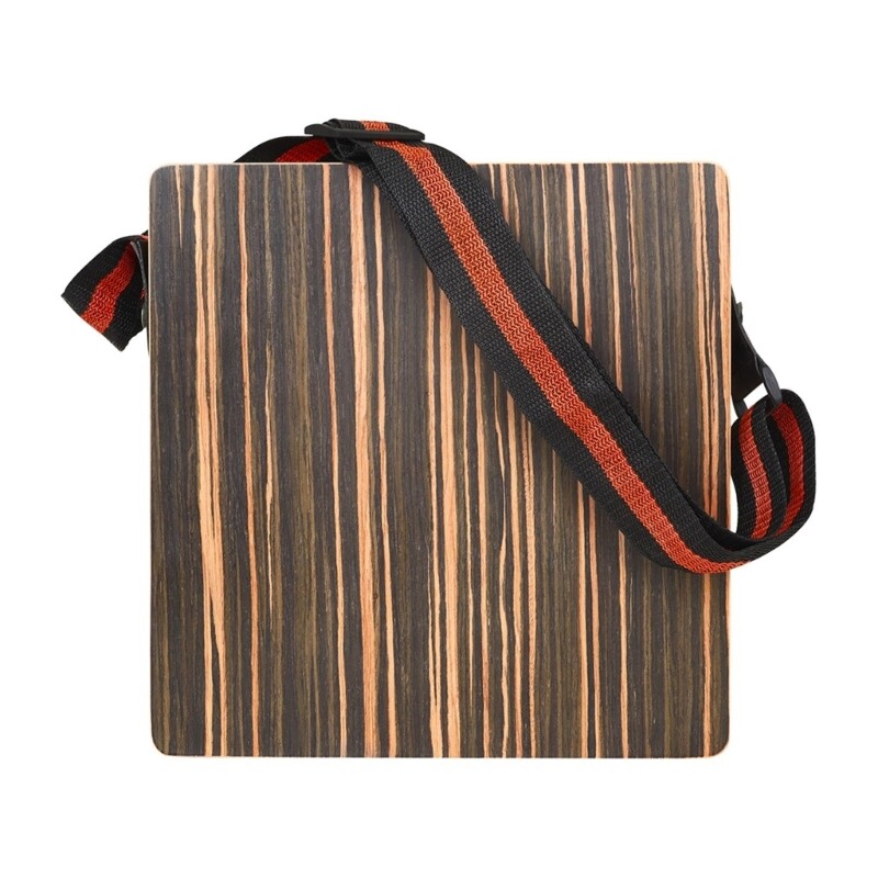 Cajon Box Drum Flat Hand Drum Percussions Instrument with Adjustable Belt