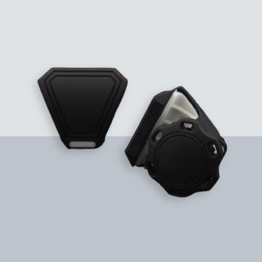 Precision Football Helmet Visor, Midnight Black