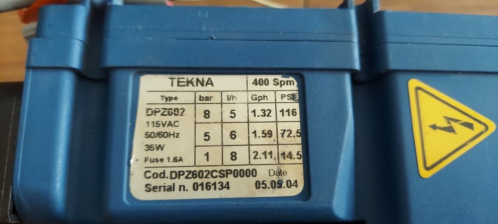 Seko Tekna DPZ602 electromagnetic dosing pump
