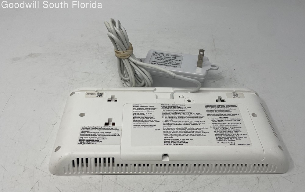 Unbranded Gateway Alte White Residential Security Touch Screen Panel Not Tested