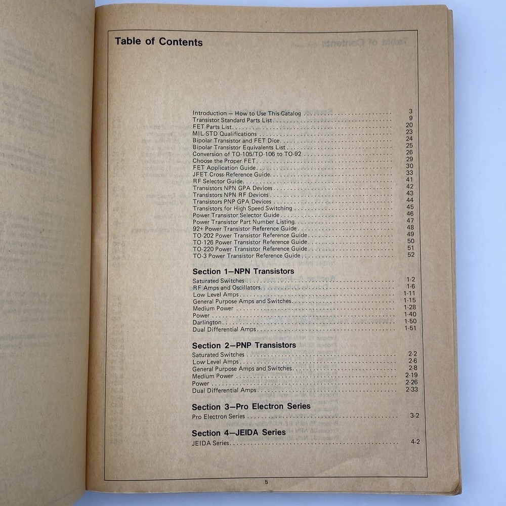 1978 Discrete Databook National Semiconductor Electronics Manual Catalog PB