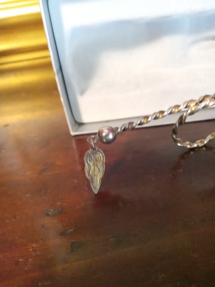 Vintage DAVID ANDERSEN 830 Silver Norwegian Twisted Spoon With Original Box