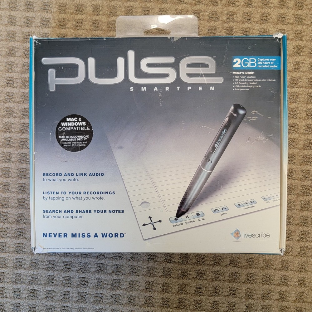 Livescribe Pulse Smartpen 2GB