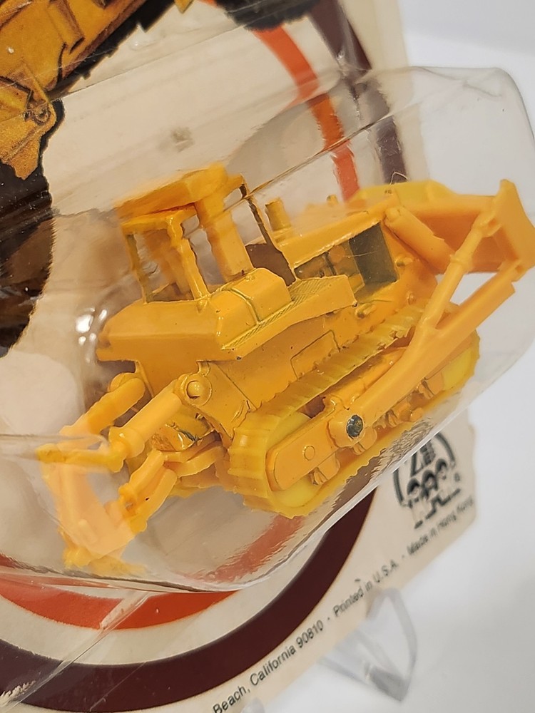 Zee Toys Mini Macks Track-Type Loader, Yellow. Sealed Package, 1981