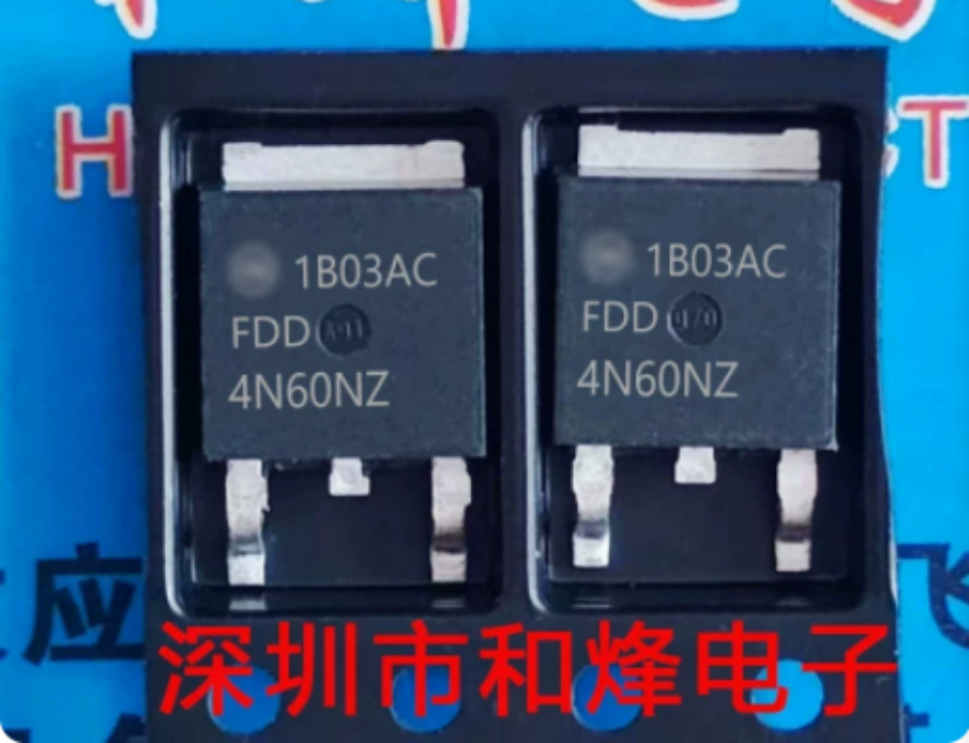 10PCS FDD4N60NZ TO-252