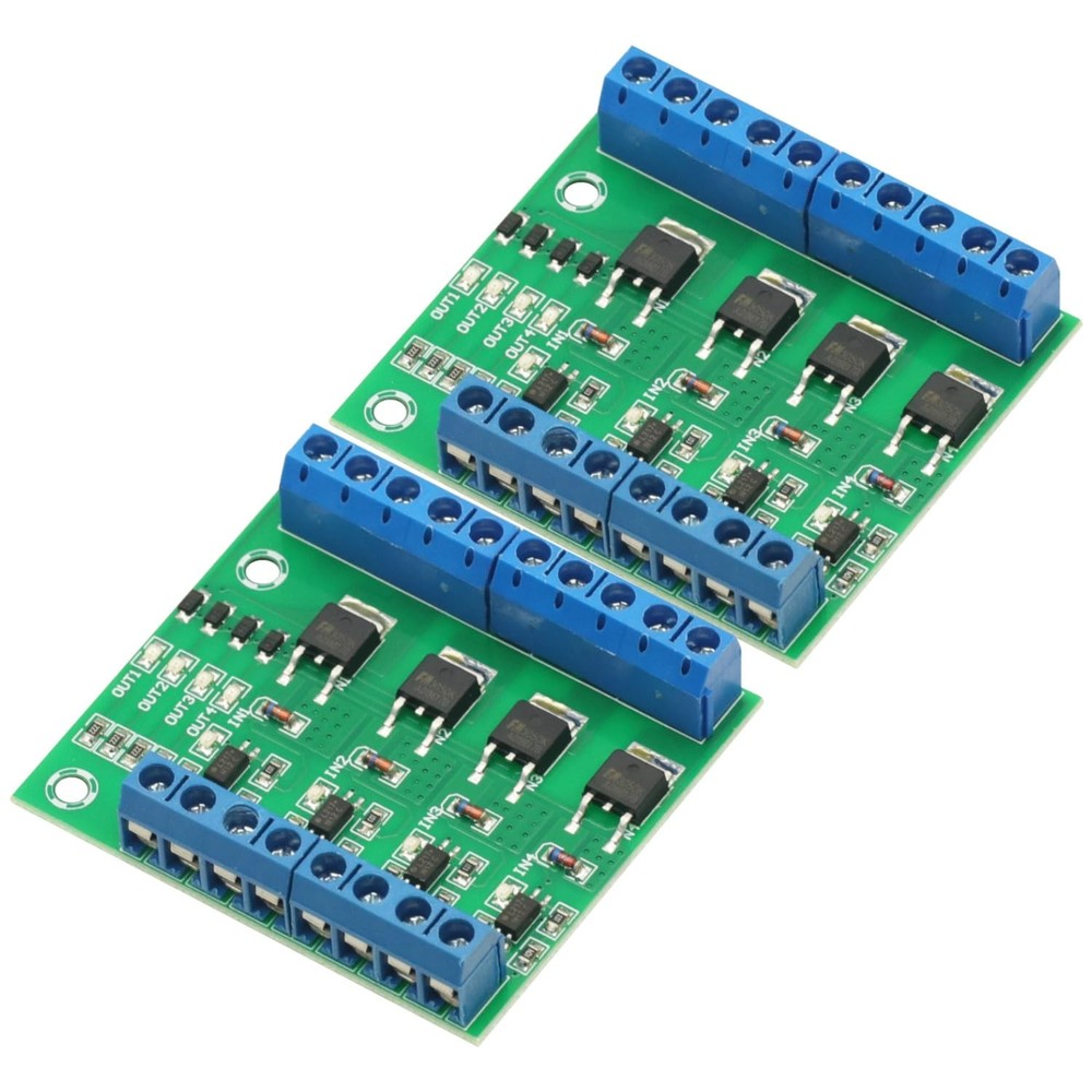 2 Pcs MOS FET F5305S 4 Channels Pulse Trigger Switch Controller PWM Input Ste...