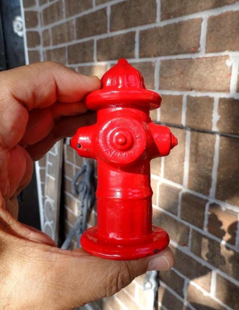 MUELLER RED FIRE HYDRANT Replica Desktop Advertising Paperweight