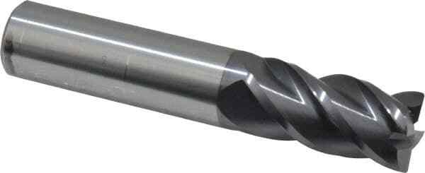 Accupro 3/4" Diam 4 Flute Single End Solid Carbide 0.03" Corner Radius End Mi...