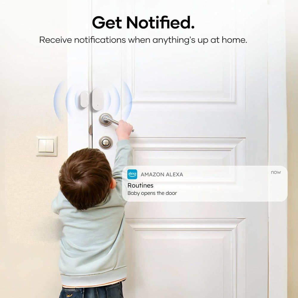 Zigbee Contact Sensor, Mini Smart Door Sensor, Home Automation, Hub Required