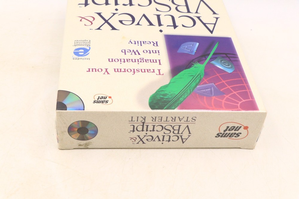 Sams.net ActiveX & VBScript Starter Kit RARE New Sealed Visual BASIC