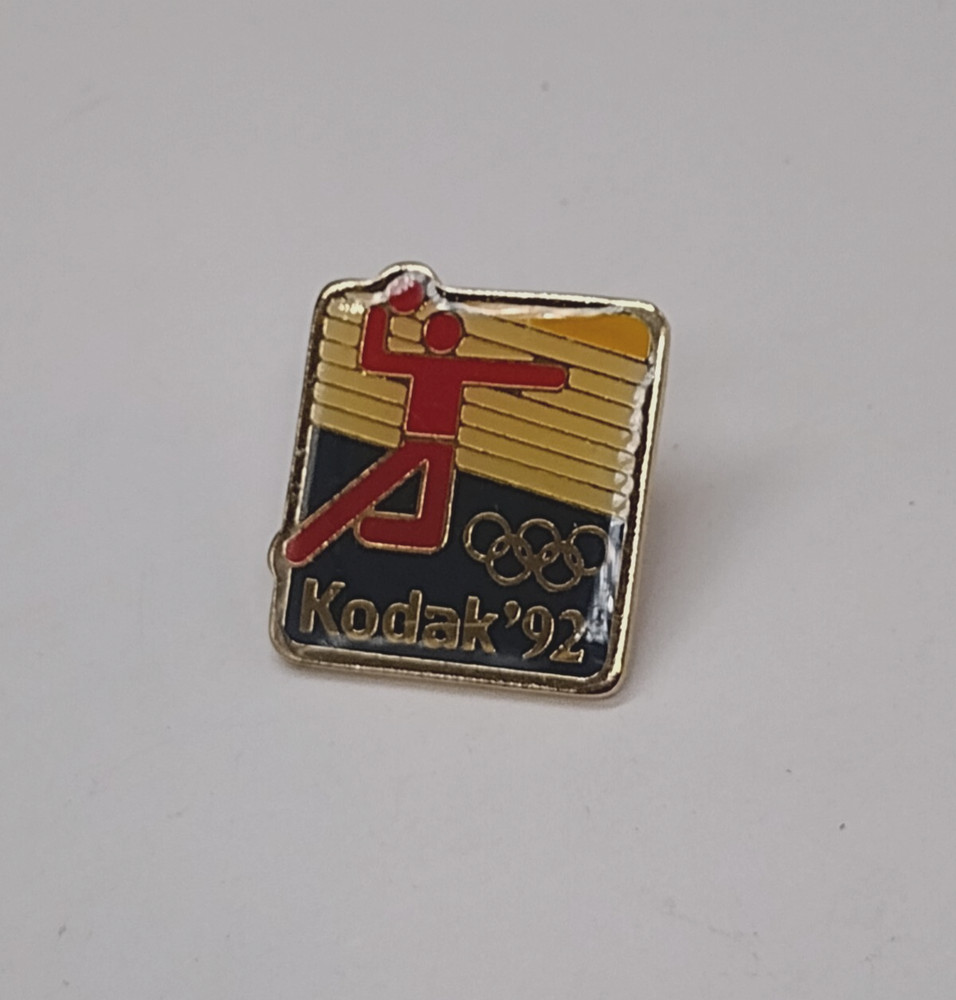 Kodak Sponsor '92 Olympics Lapel Pin