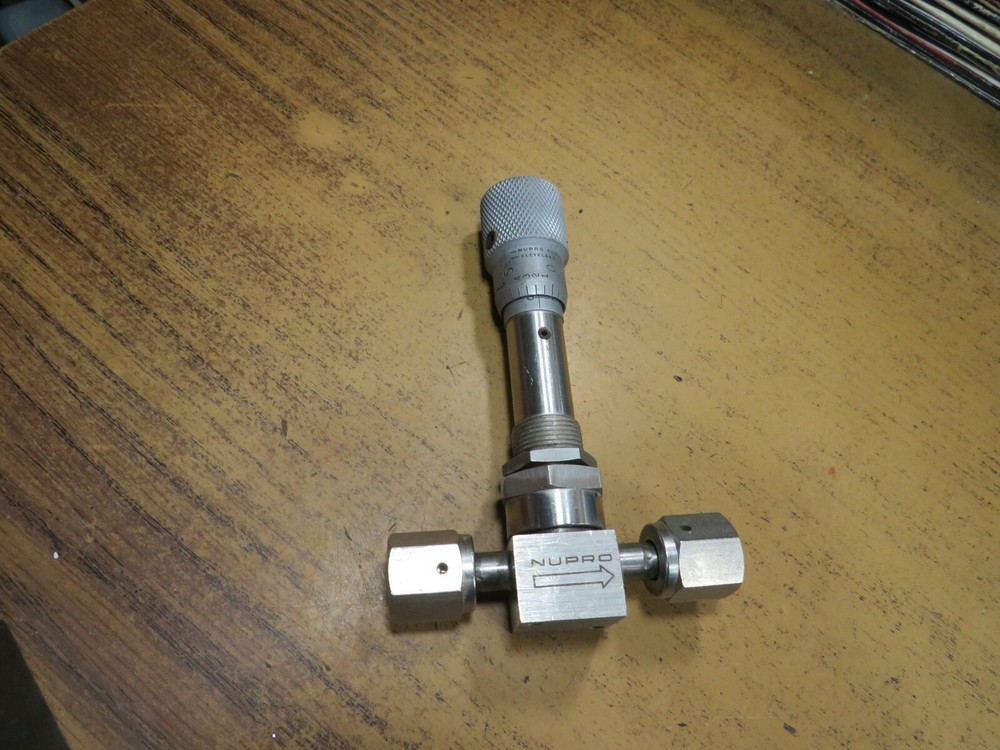 Nupro SS-4BMRG TW Micrometer Valve Micro Adjust