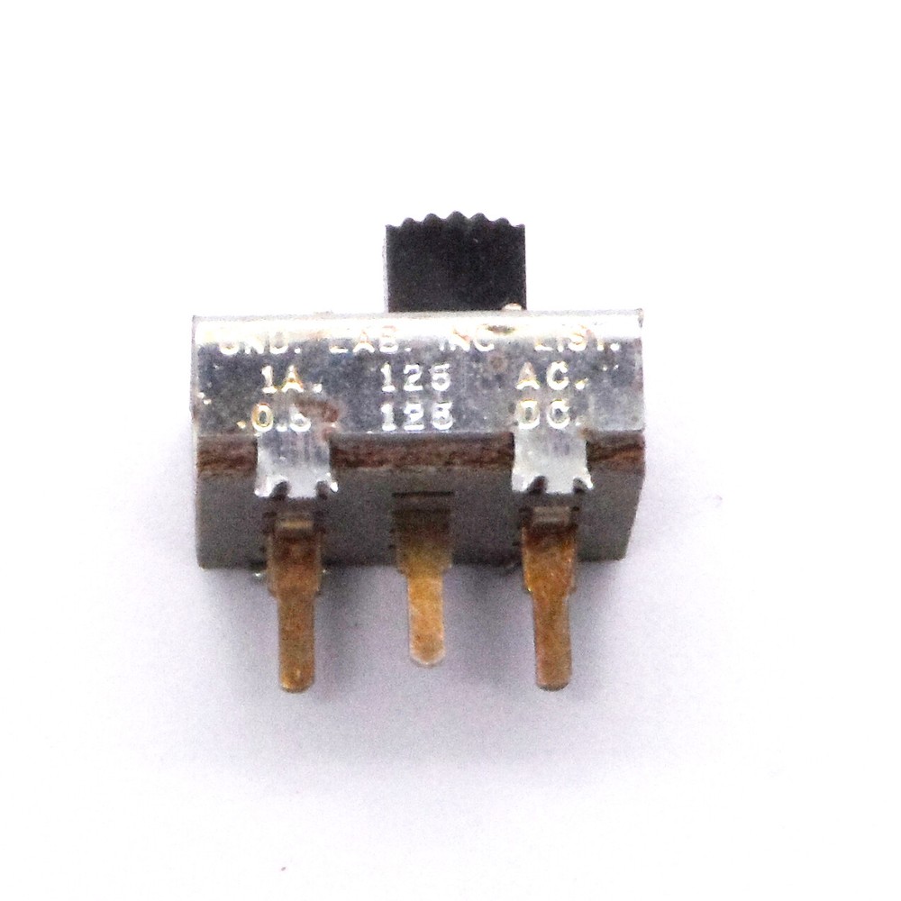Stackpole SPDT Slide Switch PCB Mount 1 Amp at 125v AC and .5 Amp at 125v DC