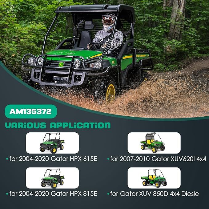 Shock Absorber For Front leaf and Right Fits For John Deere Gator UTV 2pcs