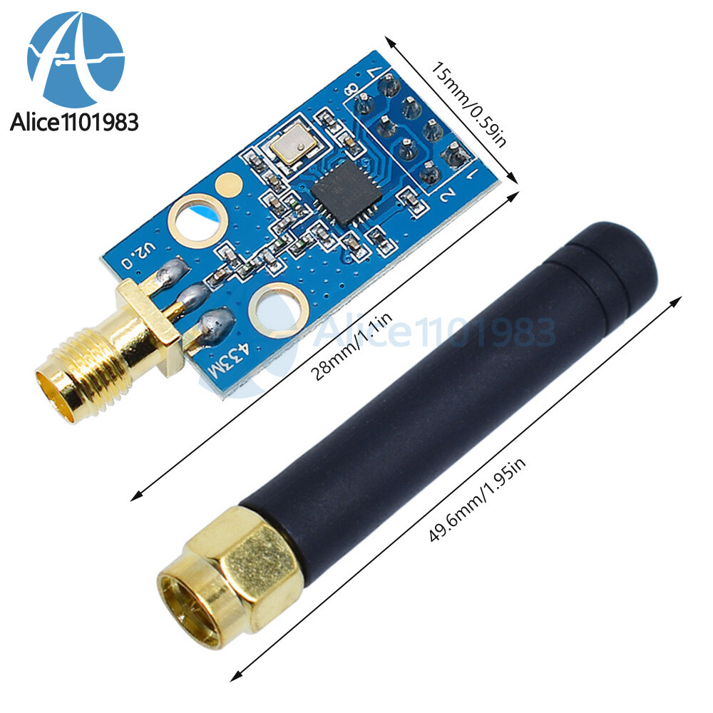 CC1101 Wireless Module With Antenna Wireless Transceiver Module For 433MHz DIY