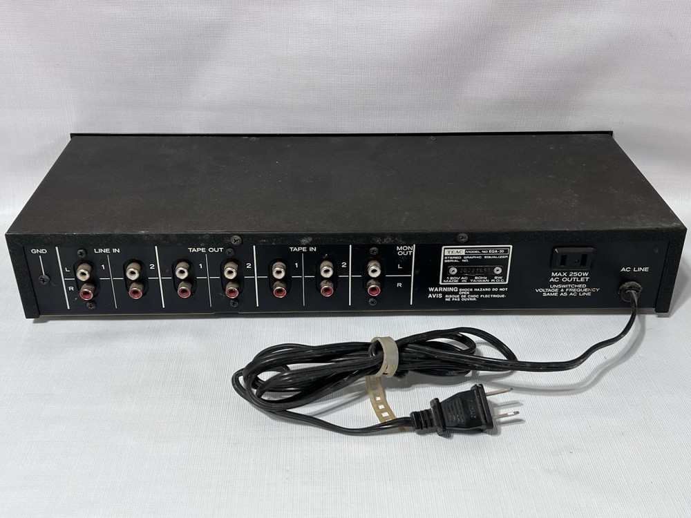 Teac Eqa-20 10 Band Equalizer Works Few Missing Caps