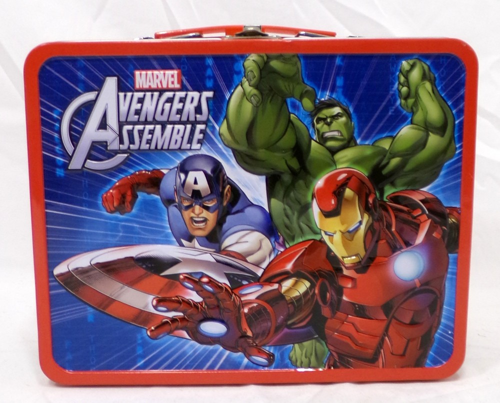 Marvel Avengers Assemble Hulk Iron Man Captain America DesignWare Lunchbox