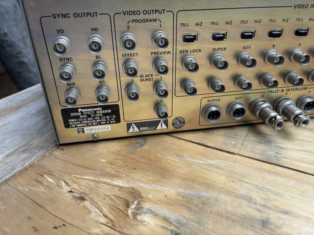 Panasonic WJ-4600C Special Effects Generator