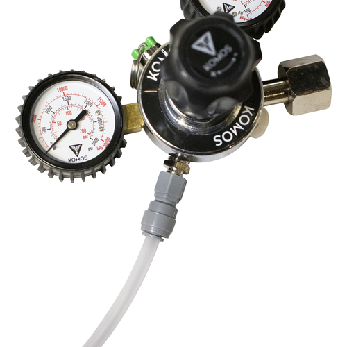 KOMOS® Dual Gauge CO2 Regulator