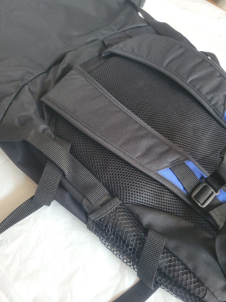 Vintage NYPD Large Backpack Blue / Black Ex