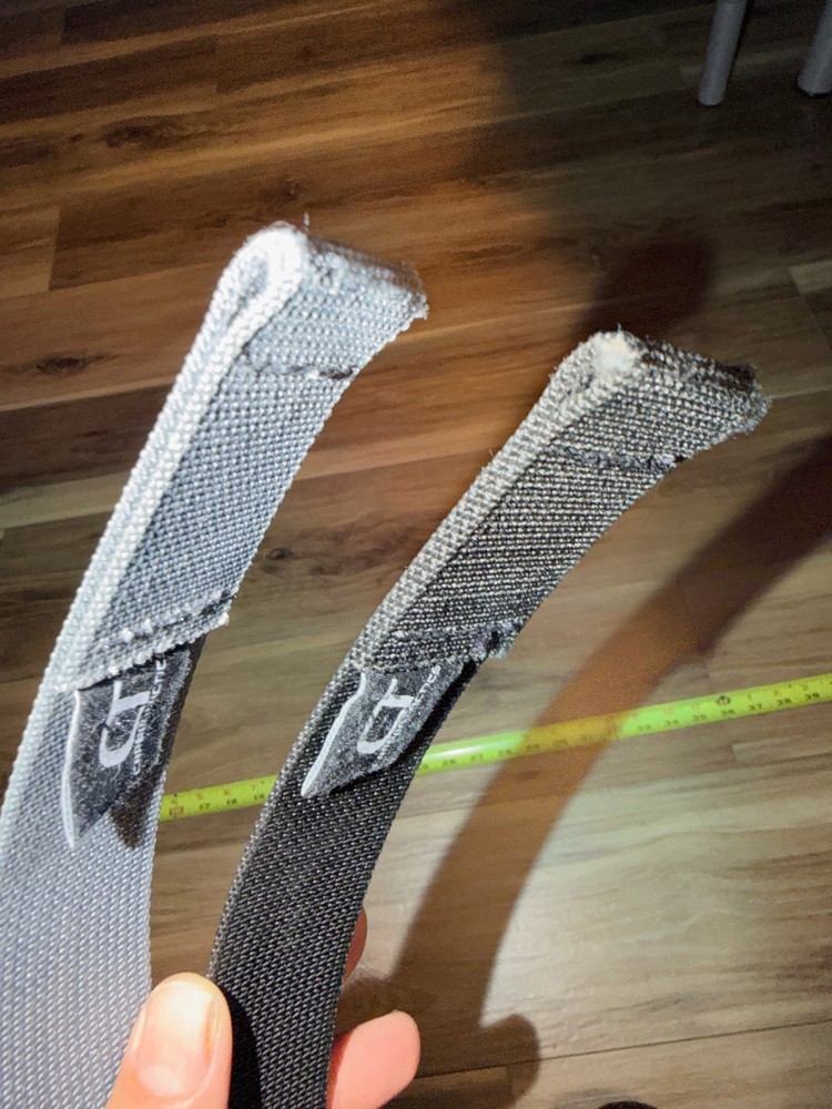 Titanium Ti Hook Elements EDC Belt single layer black webbing Carbon Tactics