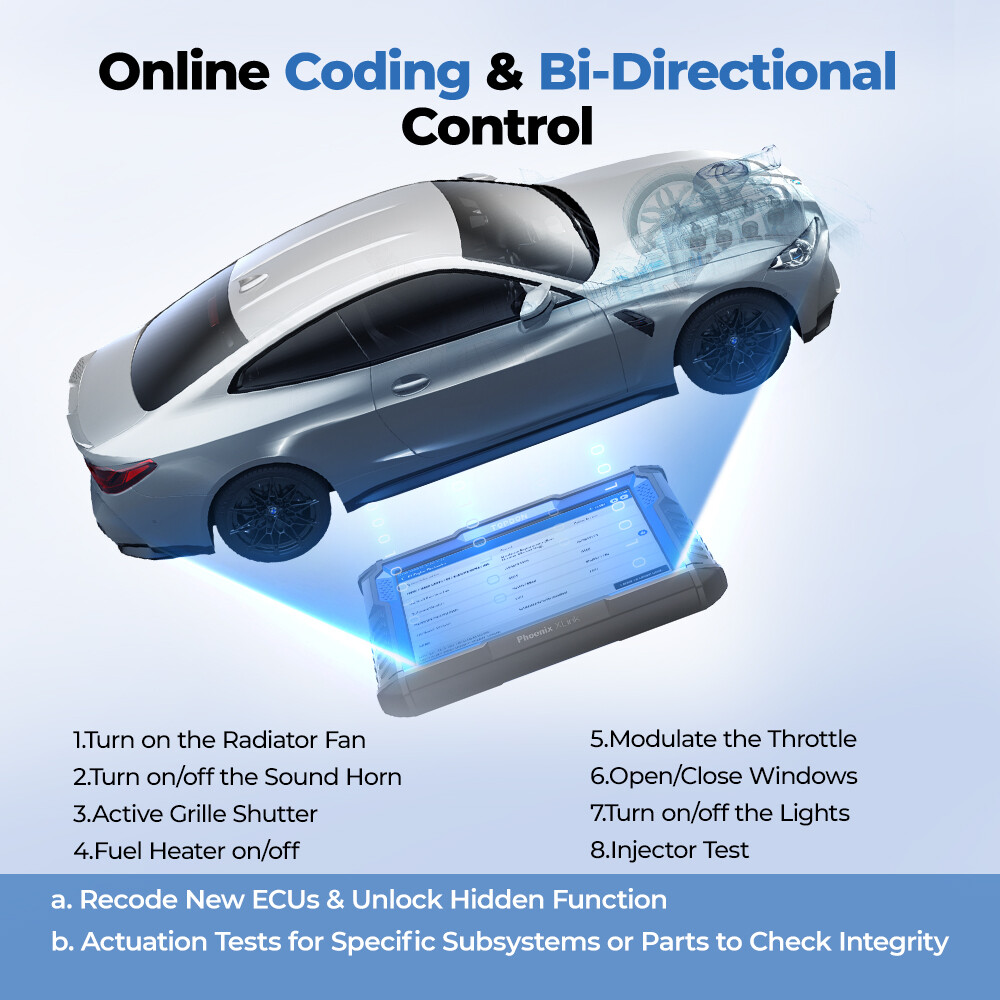 TOPDON Phoenix Xlink Cloud-Based Programming & Coding Tool Diagnostic Scanner