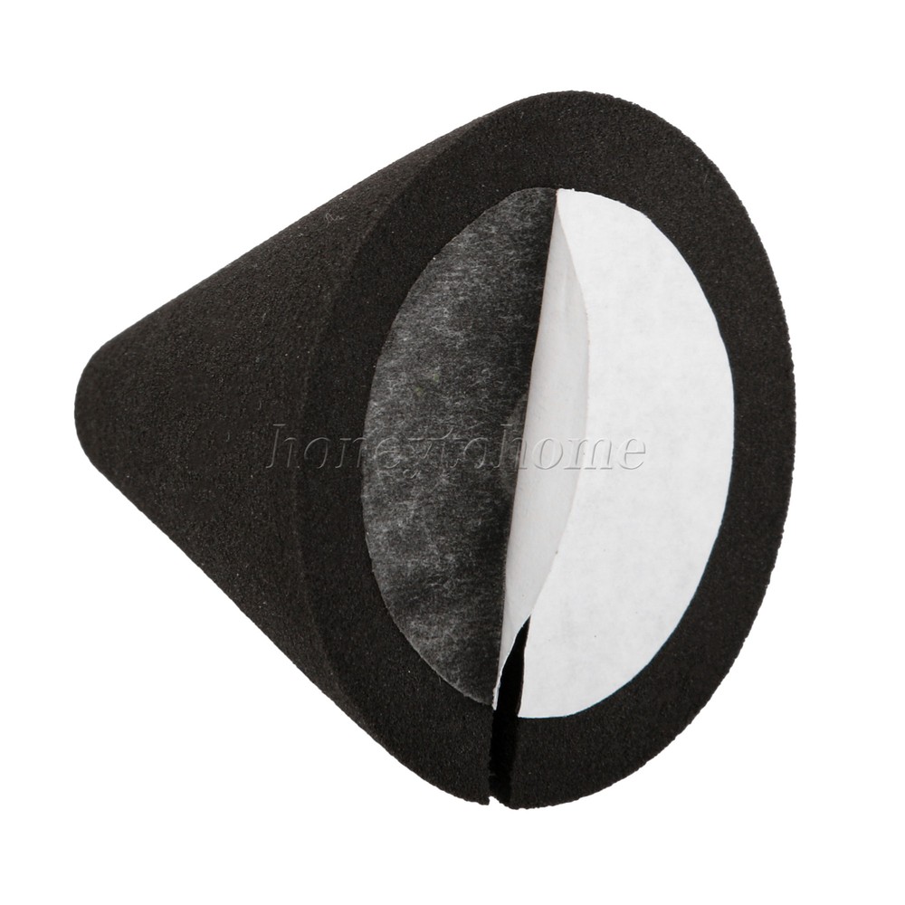 Electronic Drum Accessories Piezo Sponge Cone Black Plastic Pack of 5