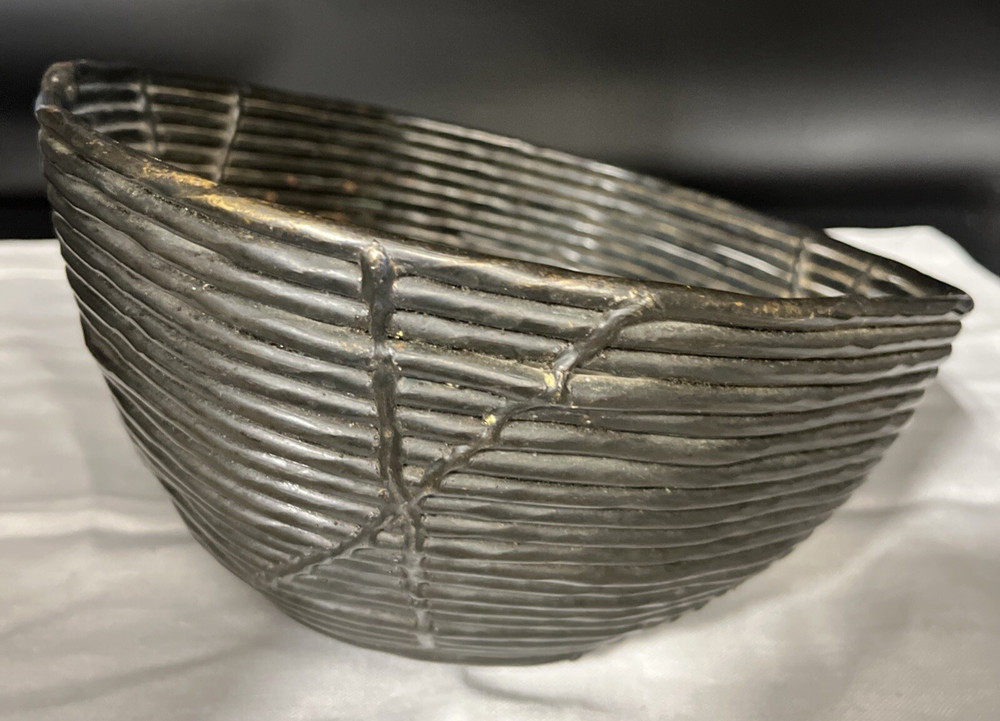 Primitive Tribal Iron Bowl