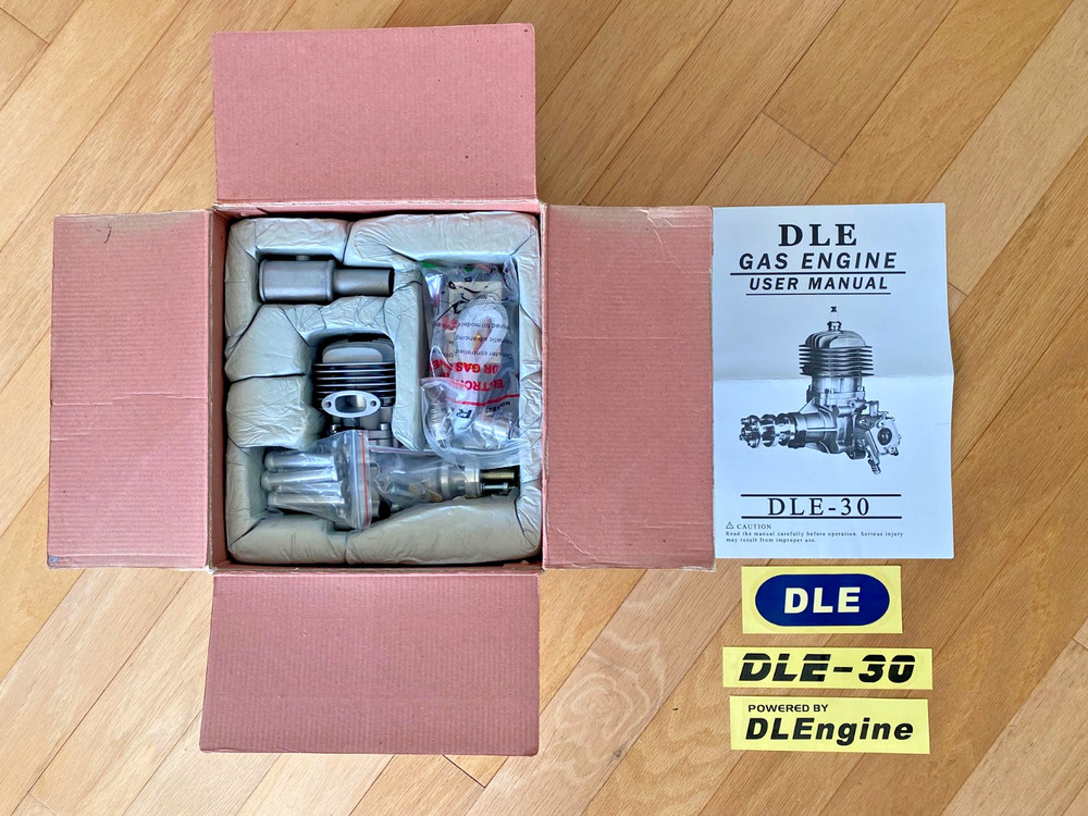New DLE30 30cc 2-cycle gasoline engine