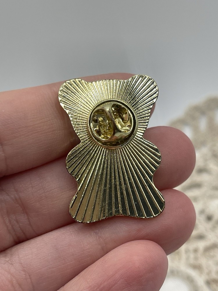 Teddy Bear Metal Lapel pinback Hat Pin
