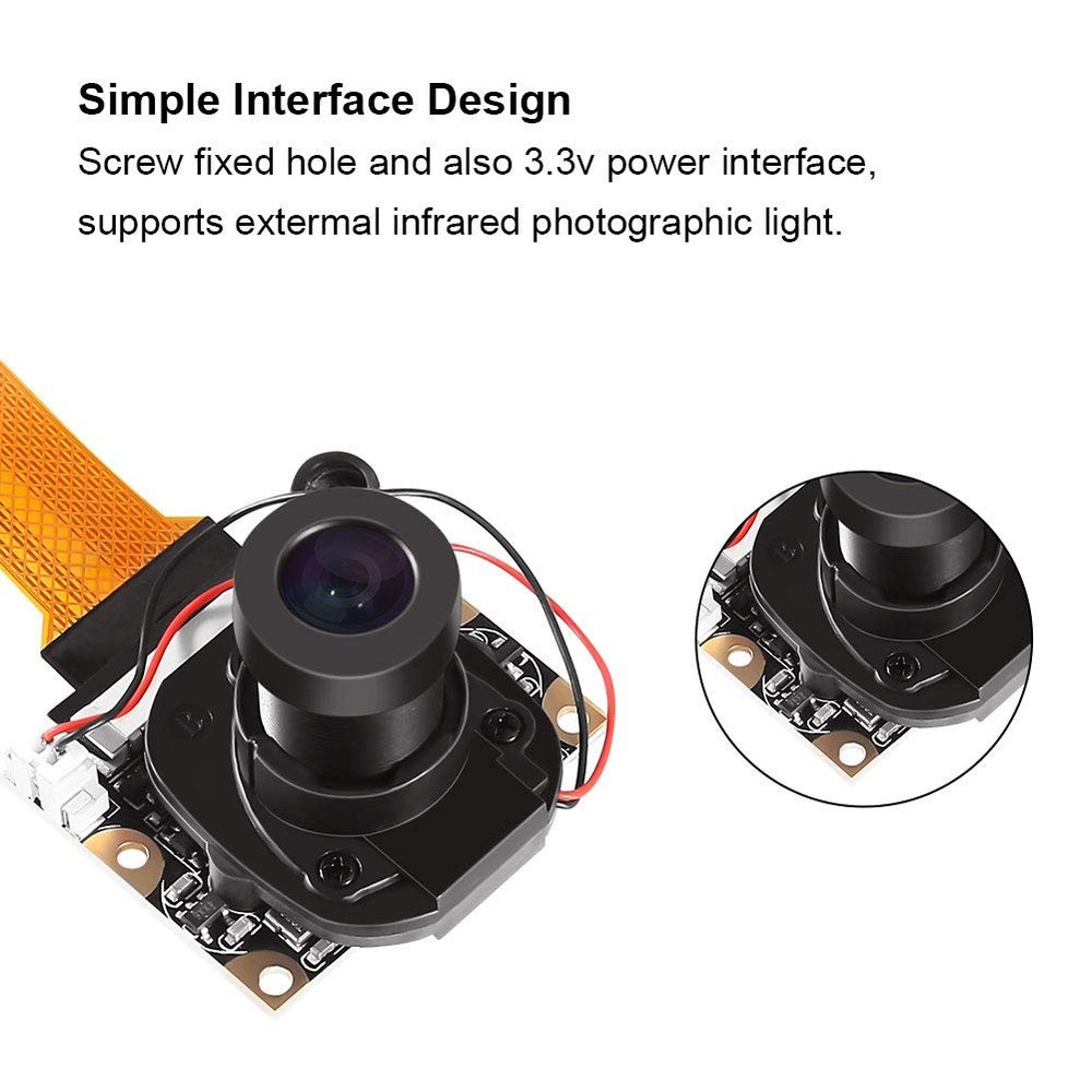 for Raspberry Pi 3 Model B+ Camera Module Night Vision