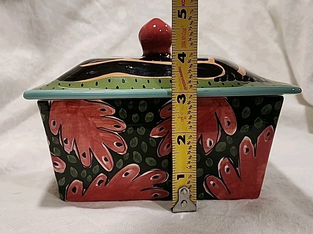 Droll Designs Black Cat Butter Box