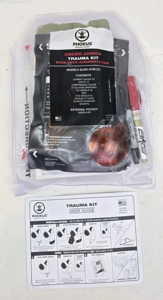 Phokus Kit Under Armor Trauma Kit Base With Augmentation X