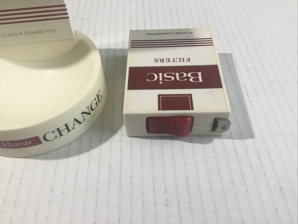 Basic Filter Cigarettes Advertising Change Tray And Ruler .