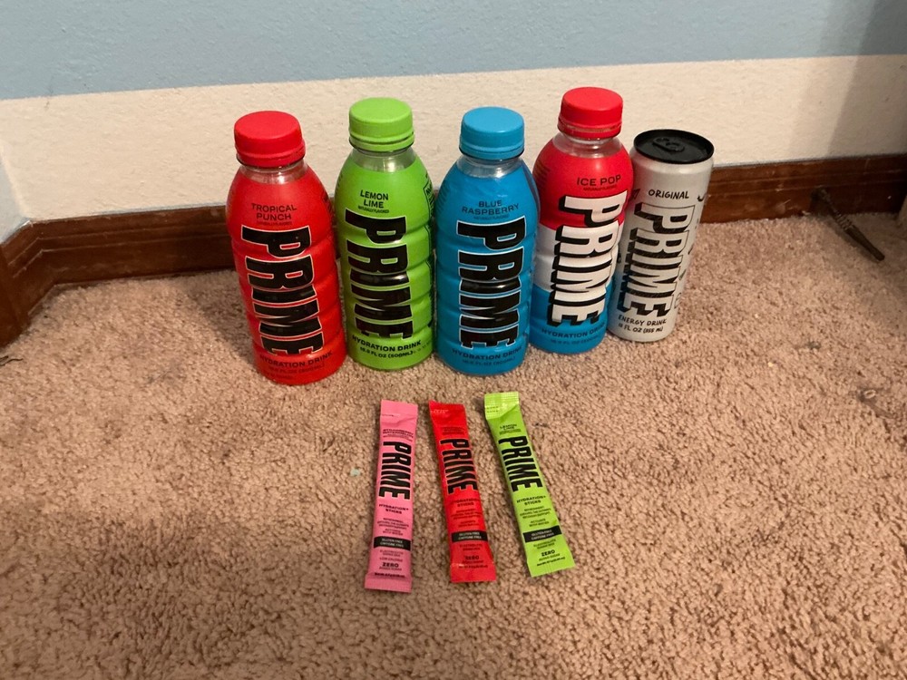 Prime hydration starter kit (bottles are empty)