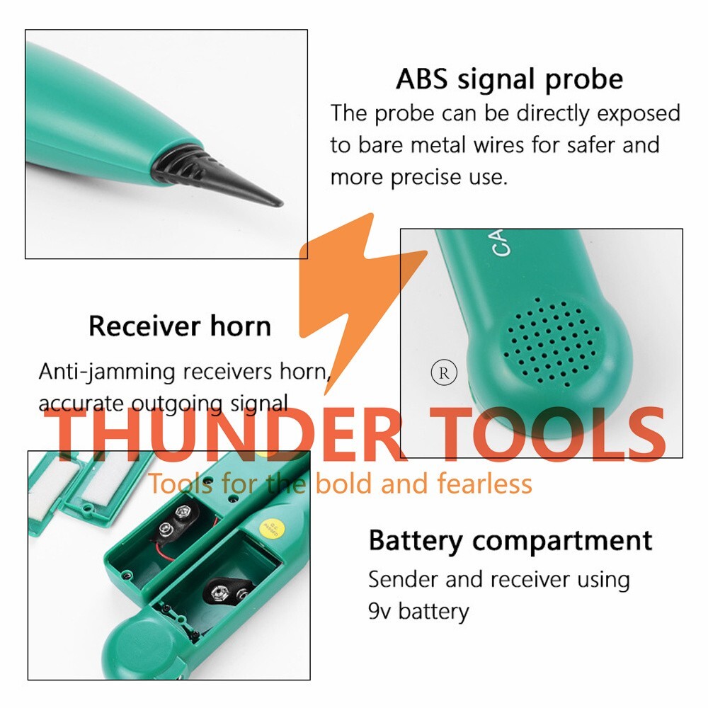 Thunder Tools MS6812 AntiInterference Cable Tester LAN Network Line Finder
