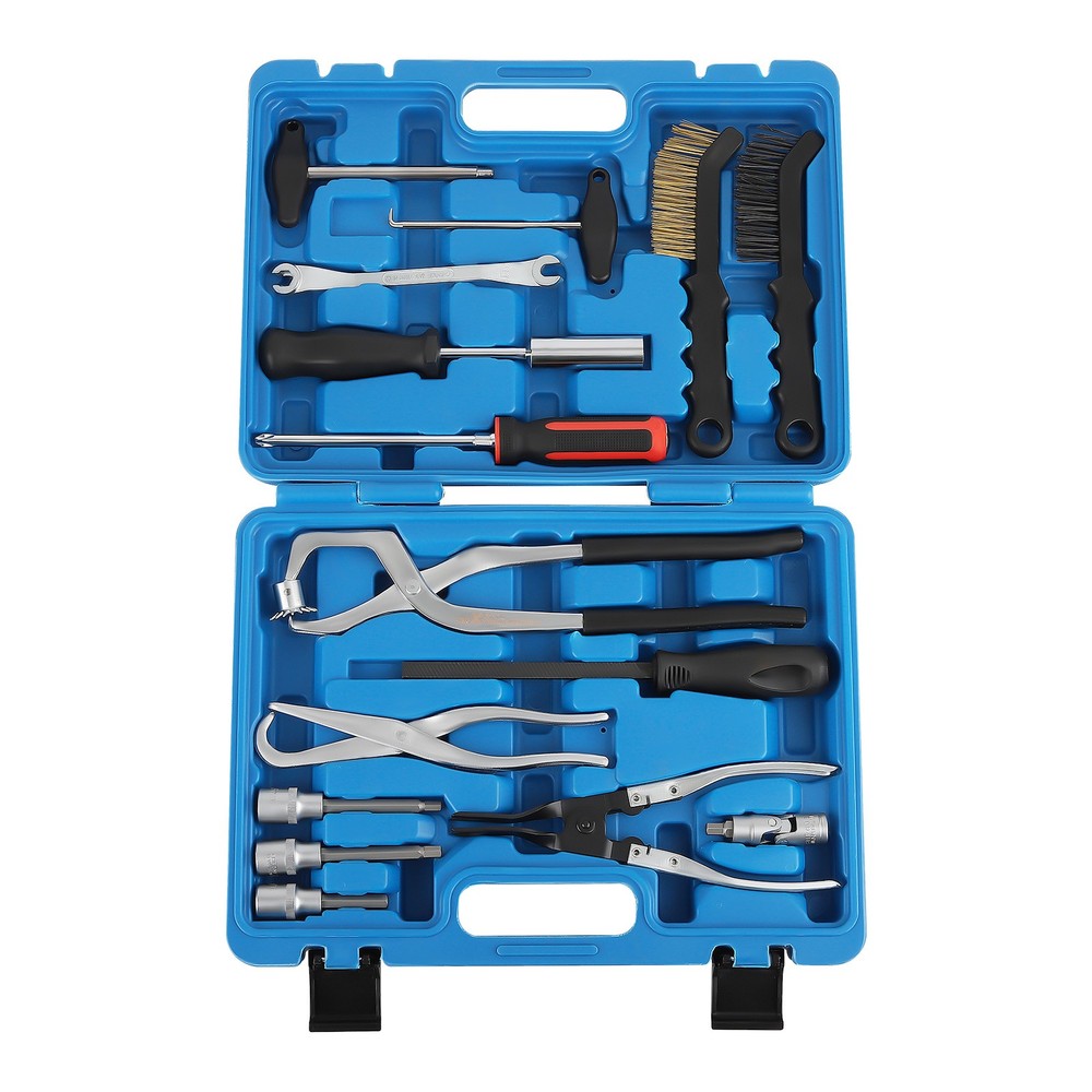 15PCS Brake Drum Tool Kit with Brake Spring Pliers/Compressor/Puller Tool