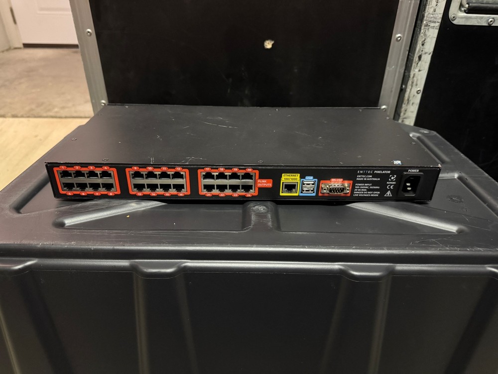 Enttec Pixelator Ethernet-to-Pixel Converter Encoder IP Artnet/SACN to PLINK