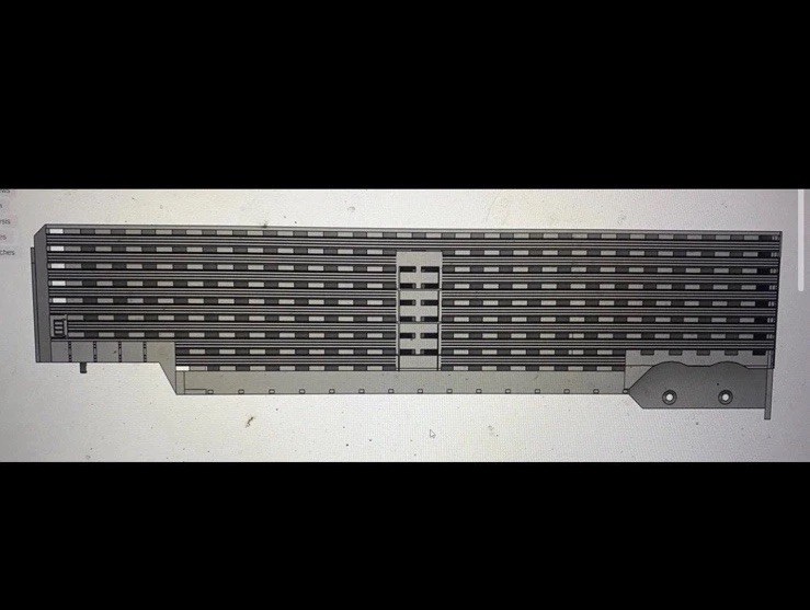 1/87  Scale Two Axel Cattle Trailer