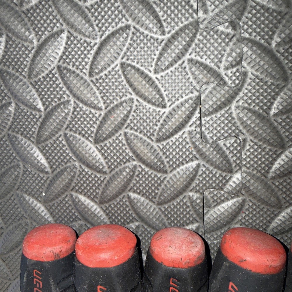 snap on screwdriver set 8pc Red Soft Grip