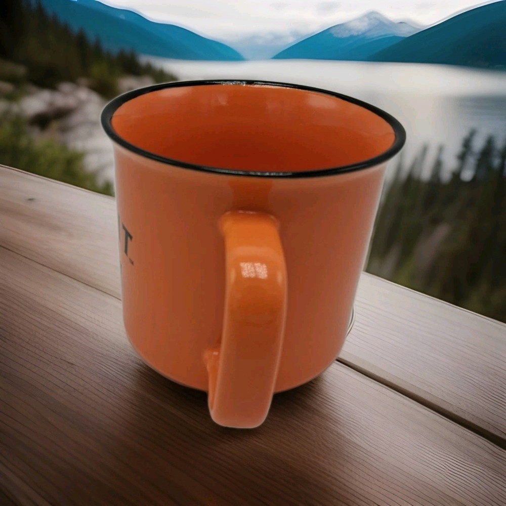 Bulleit Frontier Whiskey Orange Coffee Mug Cup