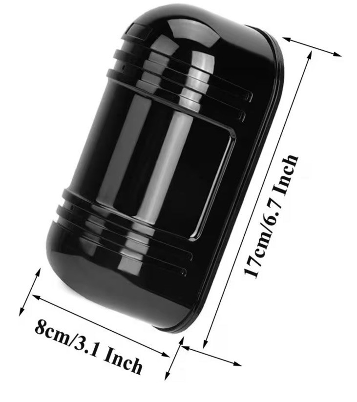 Dual Digital Photoelectric Beam Sensor Kit 200ft