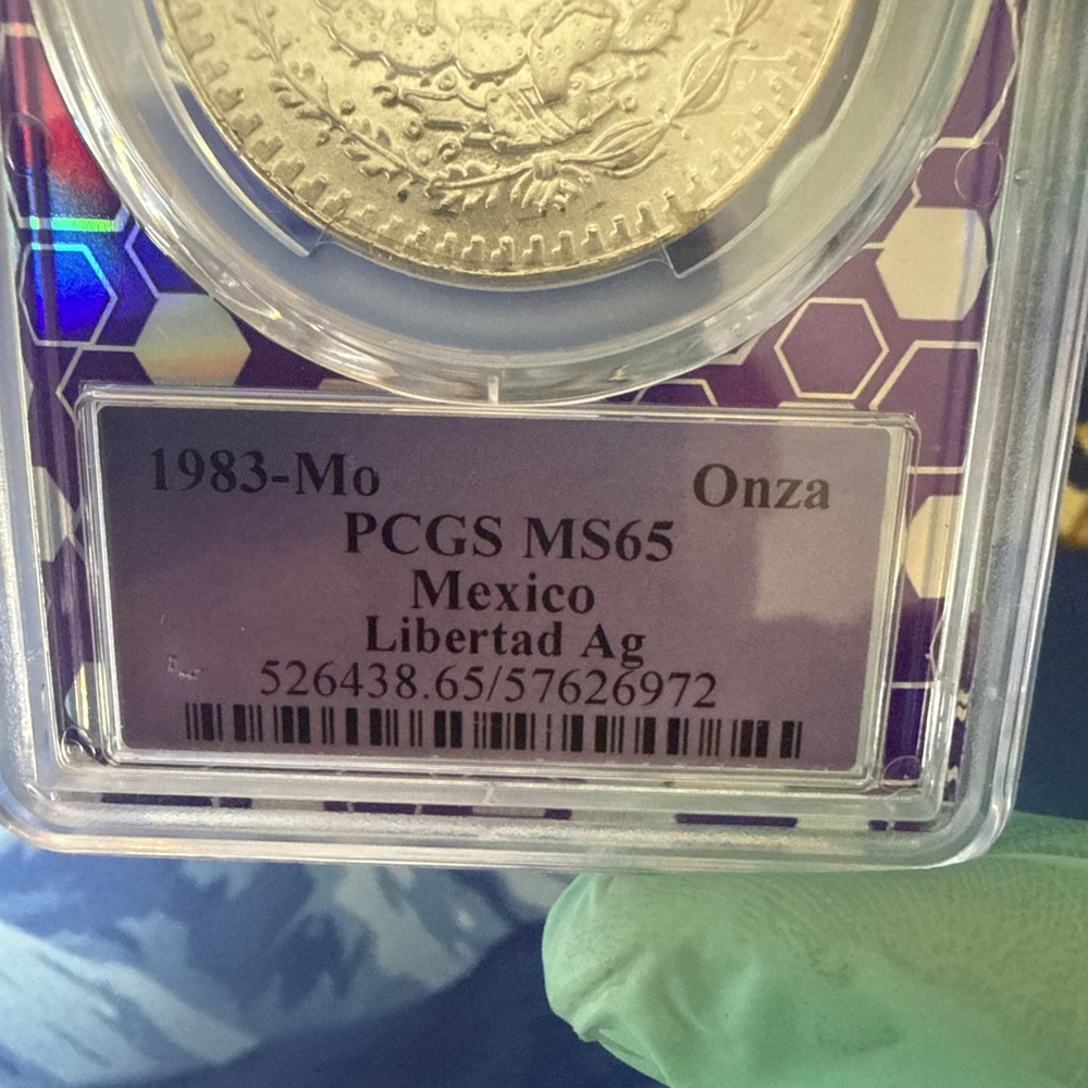 1983-Mo Silver Libertad PCGS MS65