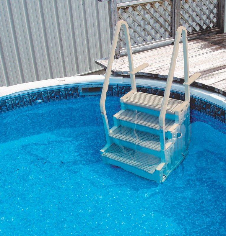 Confer Above Ground Pool Steps Gray Confer Plastics (STEP-1-X)